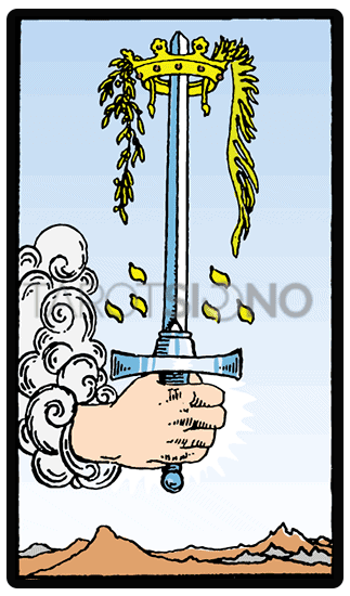 As de Espadas Tarot