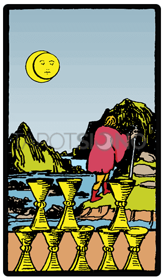 Ocho de Copas Tarot