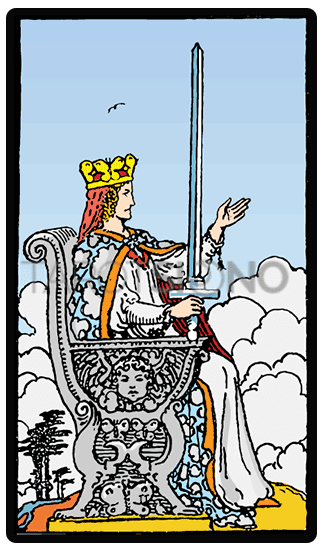 Reina de Espadas Tarot