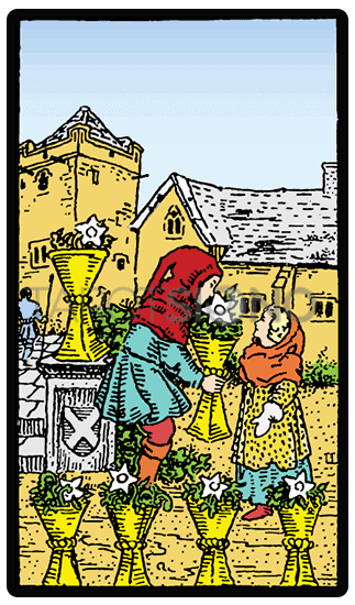 Seis de Copas Tarot