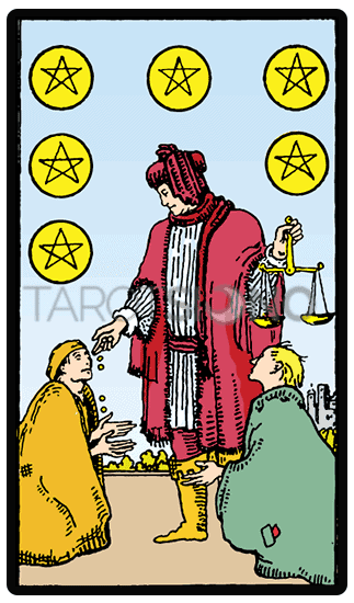 Seis de Oros Tarot