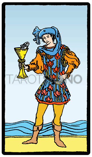 Sota de Copas Tarot